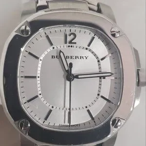 $1295 MSRP~ Burberry Silver Women\'s The Britain Bby1703 Watch- RARE- DESC. s-l400.png main image 2
